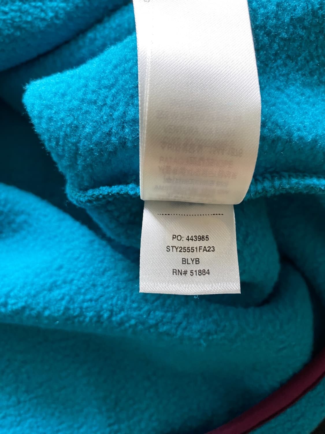 23FW 파타고니아 신칠라 스냅-T 터콰이즈/퍼플 상품이미지8