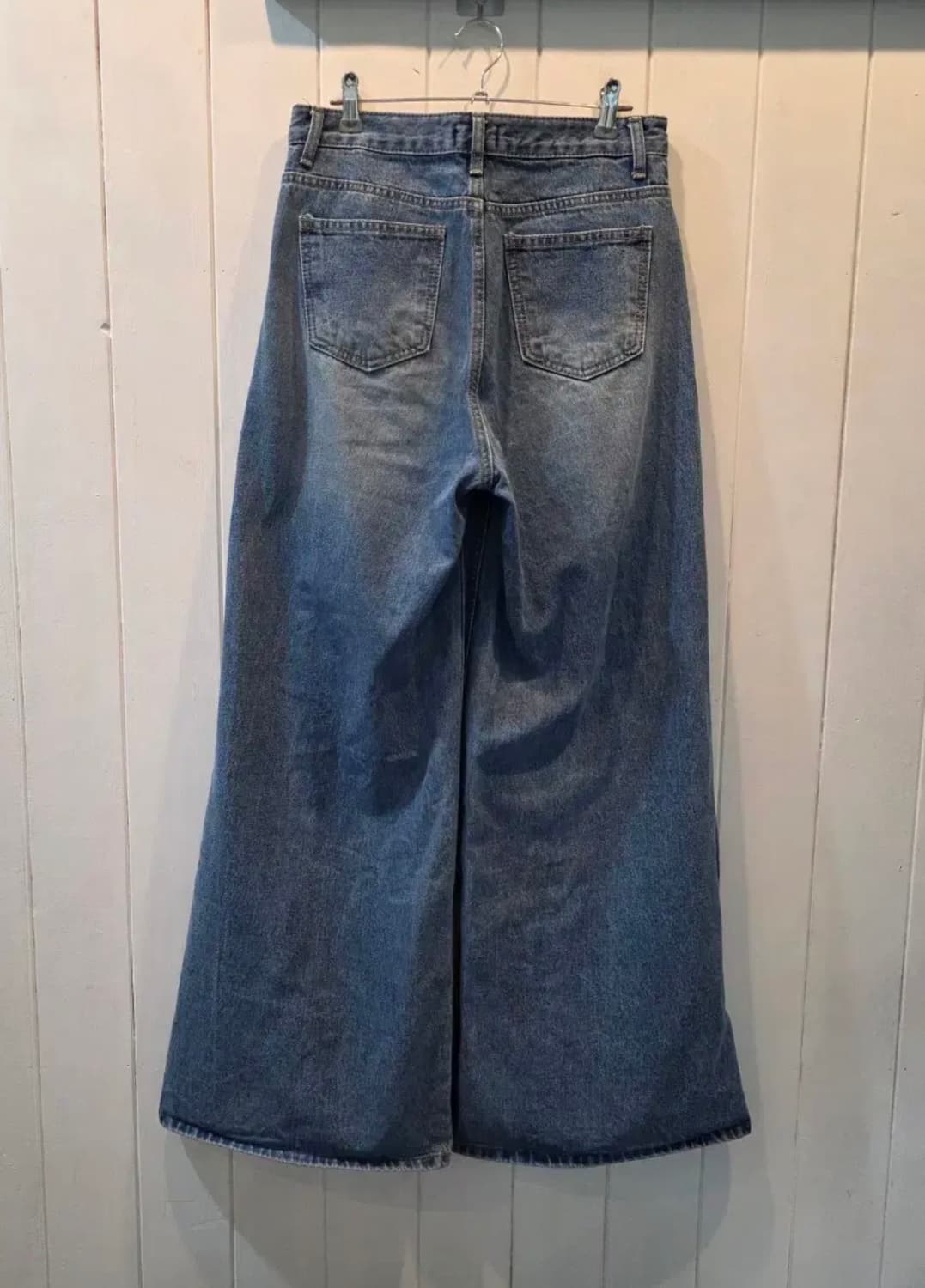 연청 와이드 워싱 팬츠 상품이미지2