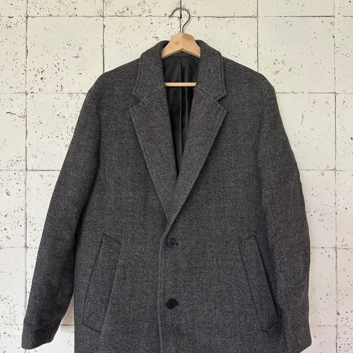 95 마인드브릿지 헤링본 코트 상품이미지2