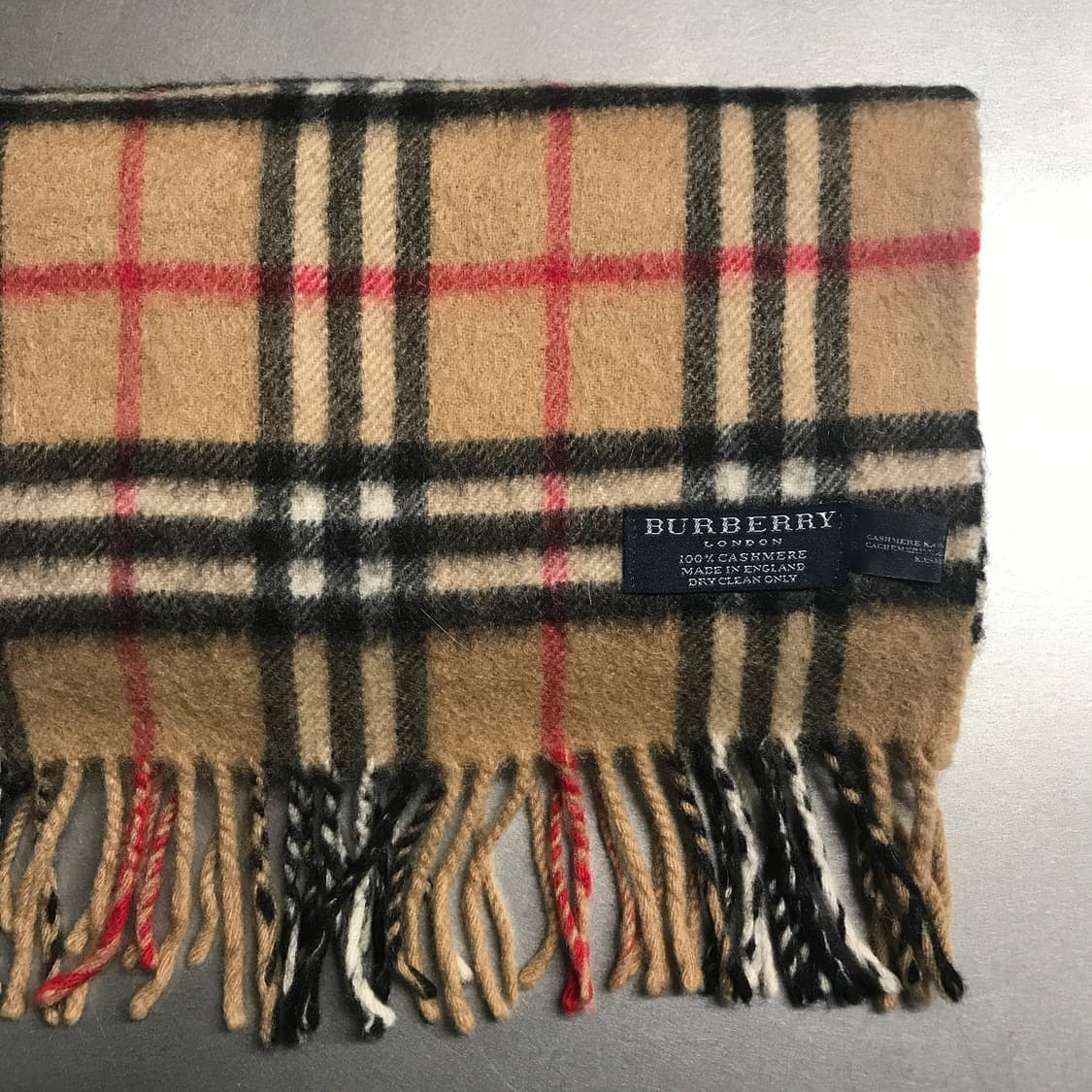 버버리 정품 캐시미어 머플러 베이지 상품이미지2