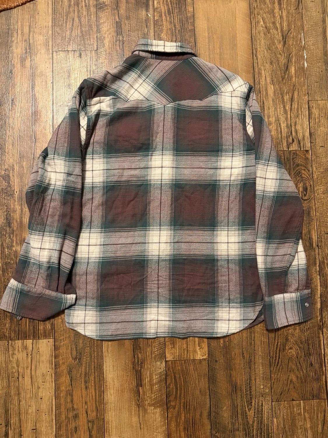 와이트 와시드 플란넬 워크셔츠 상품이미지5