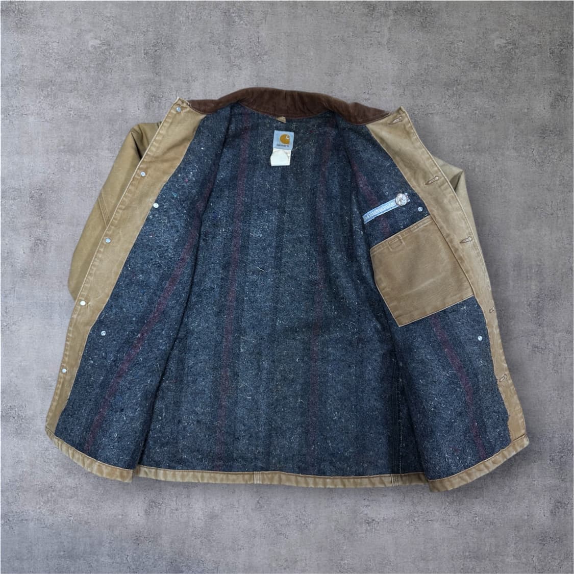 칼하트 초어자켓 c01 brn 44 상품이미지5