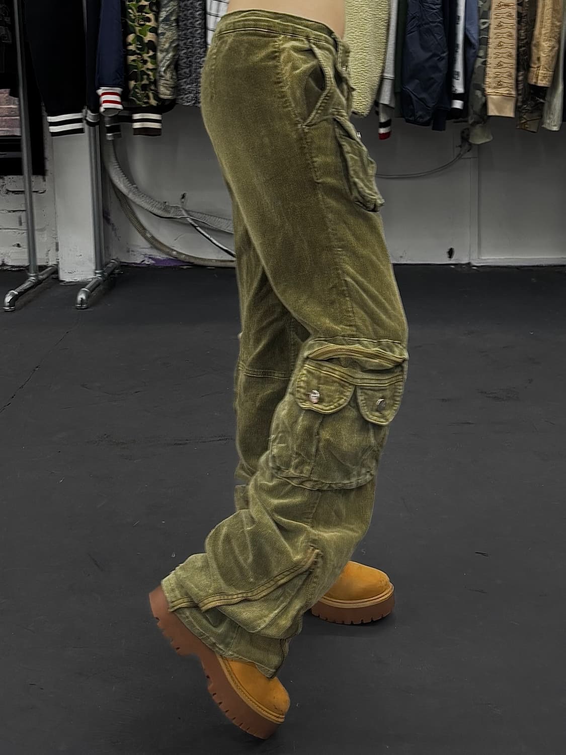 VTG 코듀로이 부츠컷 카고팬츠 상품이미지3