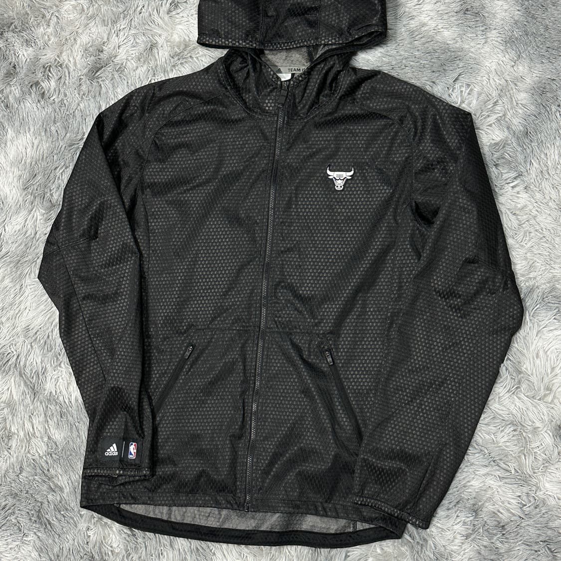 아디다스 nba 시카고불스 후드 윈드자켓 L 상품이미지1