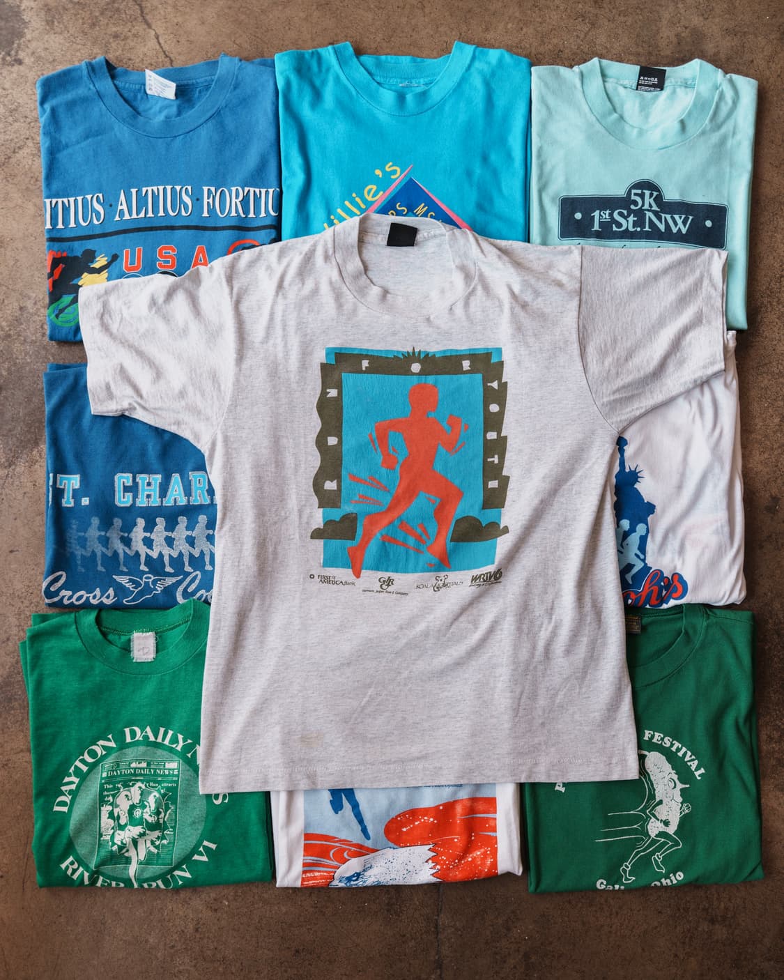 90‘s USA ‘Run for youth’ promo T-shirt  상품이미지1