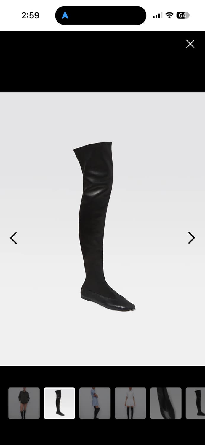 Gimaguas 기마구아스 High Boot 하이 부츠 블랙 여성 레더  상품이미지2