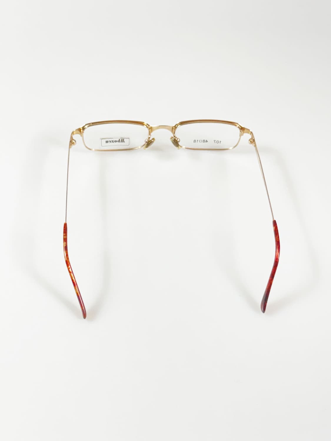 90s MBOZEN 골드 클럽마스터 프레임 빈티지 안경 상품이미지5