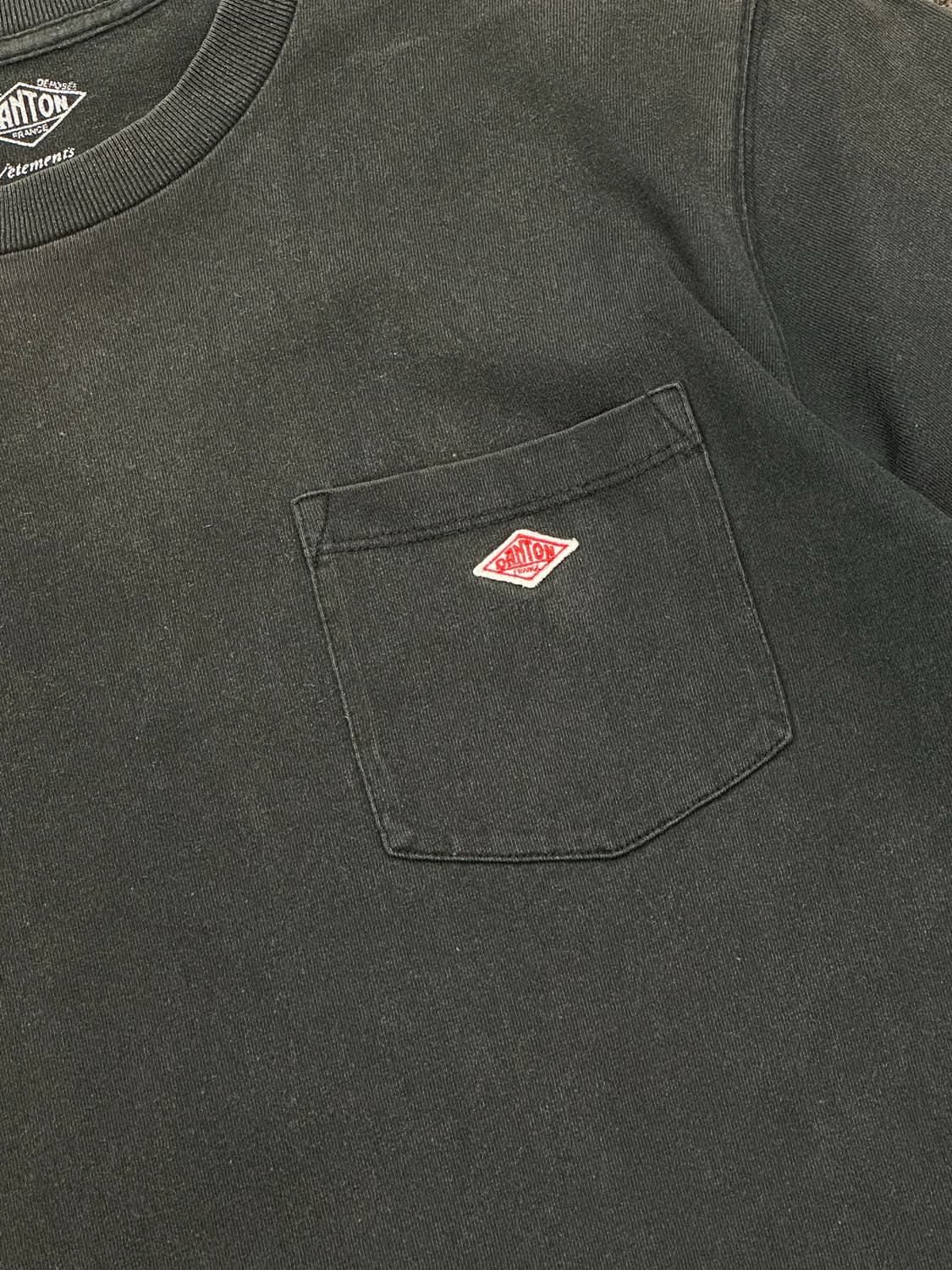 OS)DANTON vintage 포켓 로고 반팔 상품이미지2