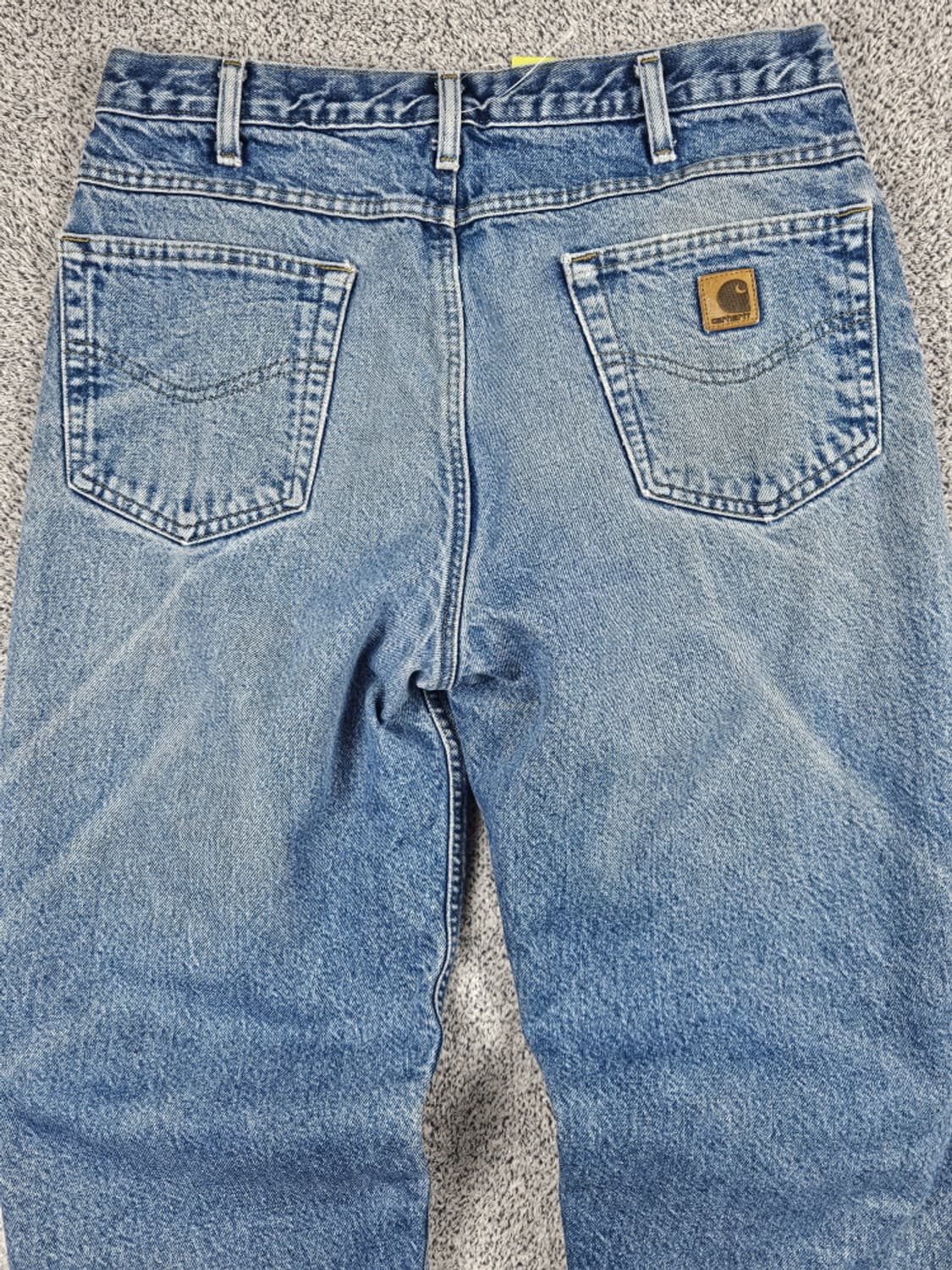 칼하트 헤비 플란넬 체크 데님 워크 팬츠 (34 X 30) / 10044 상품이미지9