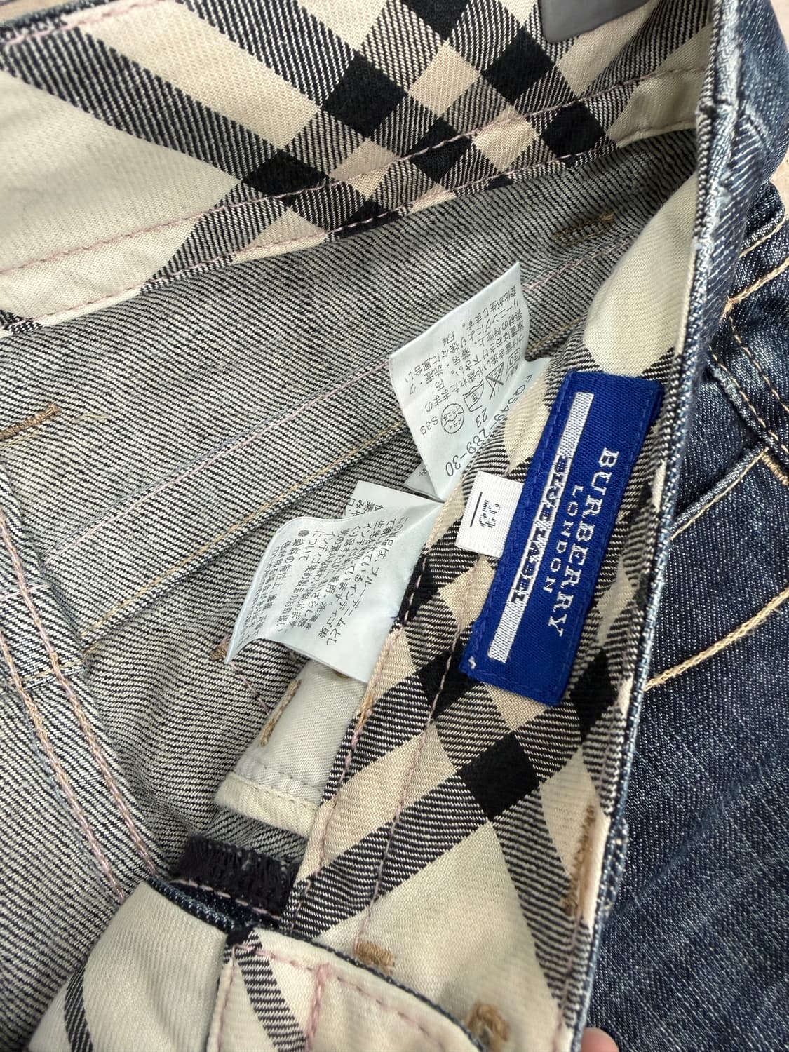 burberry blue label capri denim 상품이미지6