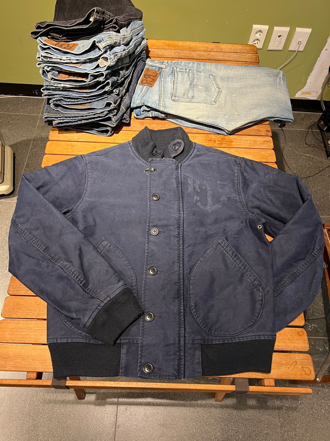 폴로 랄프로렌 덱자켓 m사이즈 상품이미지1