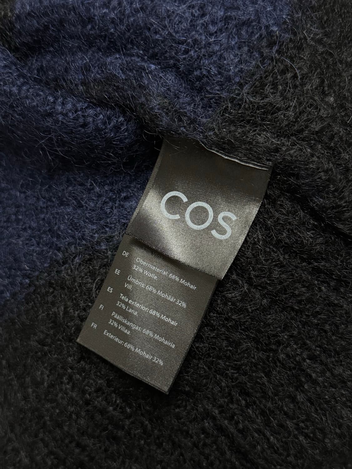 COS 코스 스트라이프 모 100 니트M 남녀가능 상품이미지3