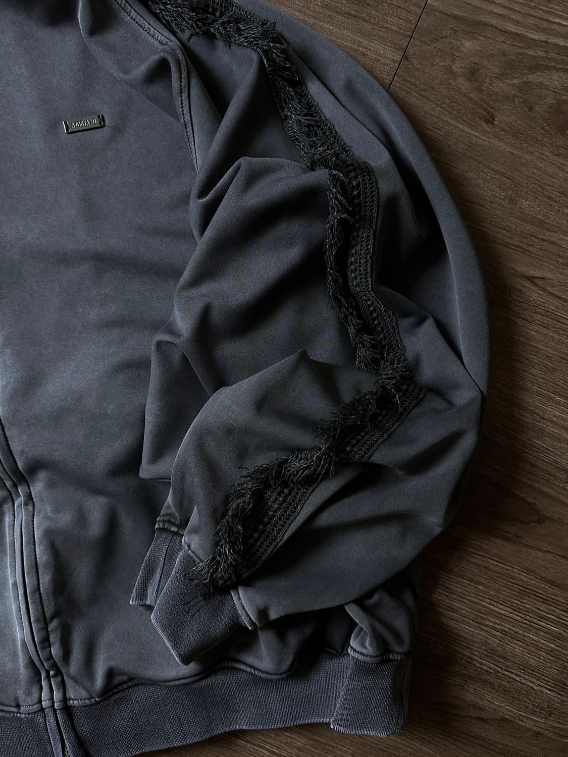 AJOBYAJO 레이스 트리밍 져지 집업 상품이미지8