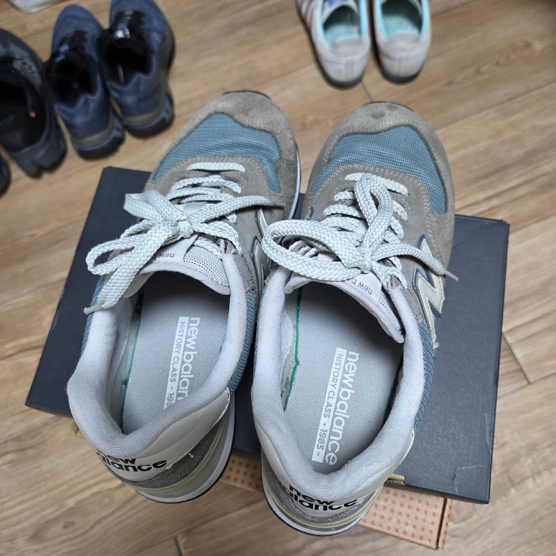 255 뉴발란스 574 그레이 블루 / 574BA2 운동화 상품이미지4