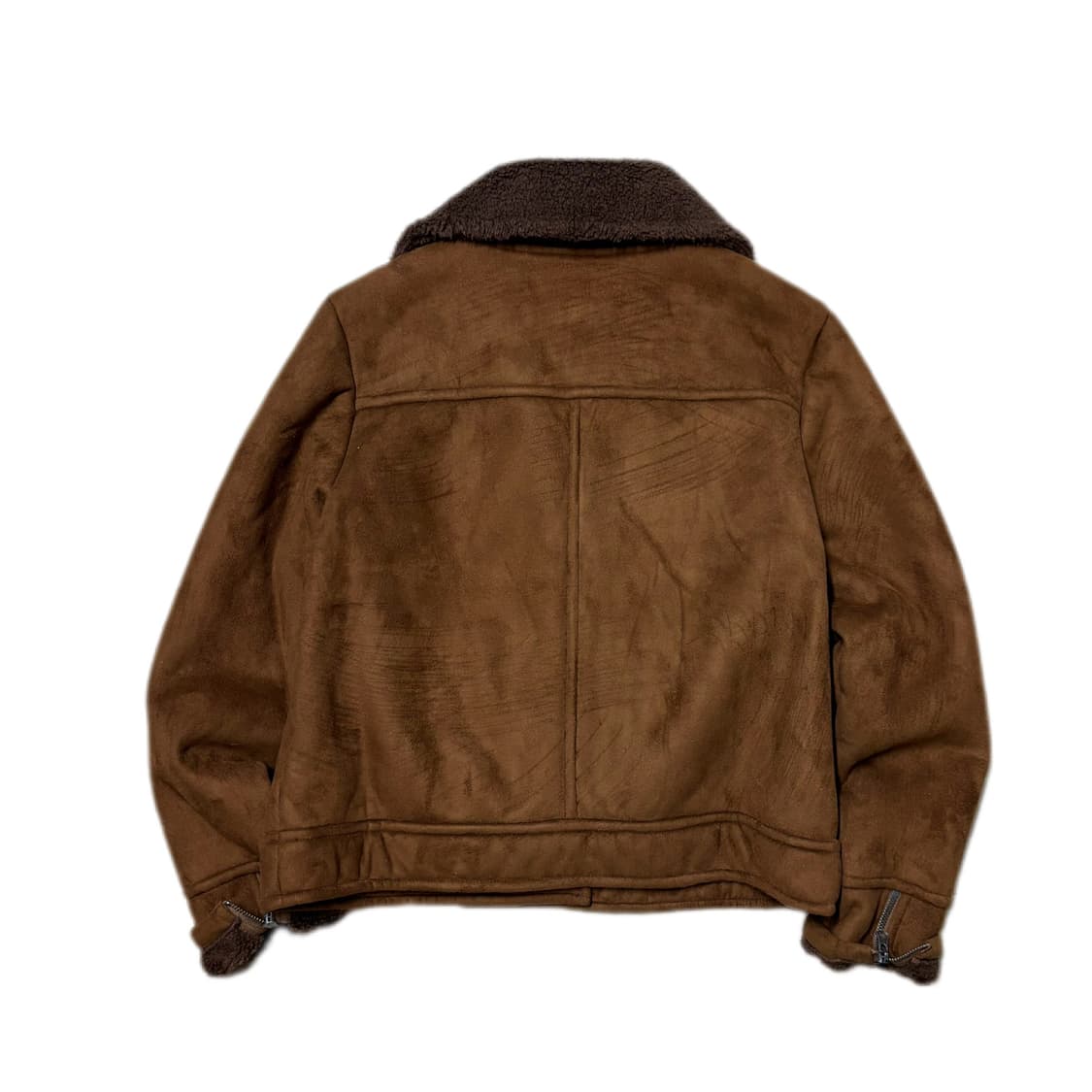 브라운 무스탕 자켓 상품이미지5