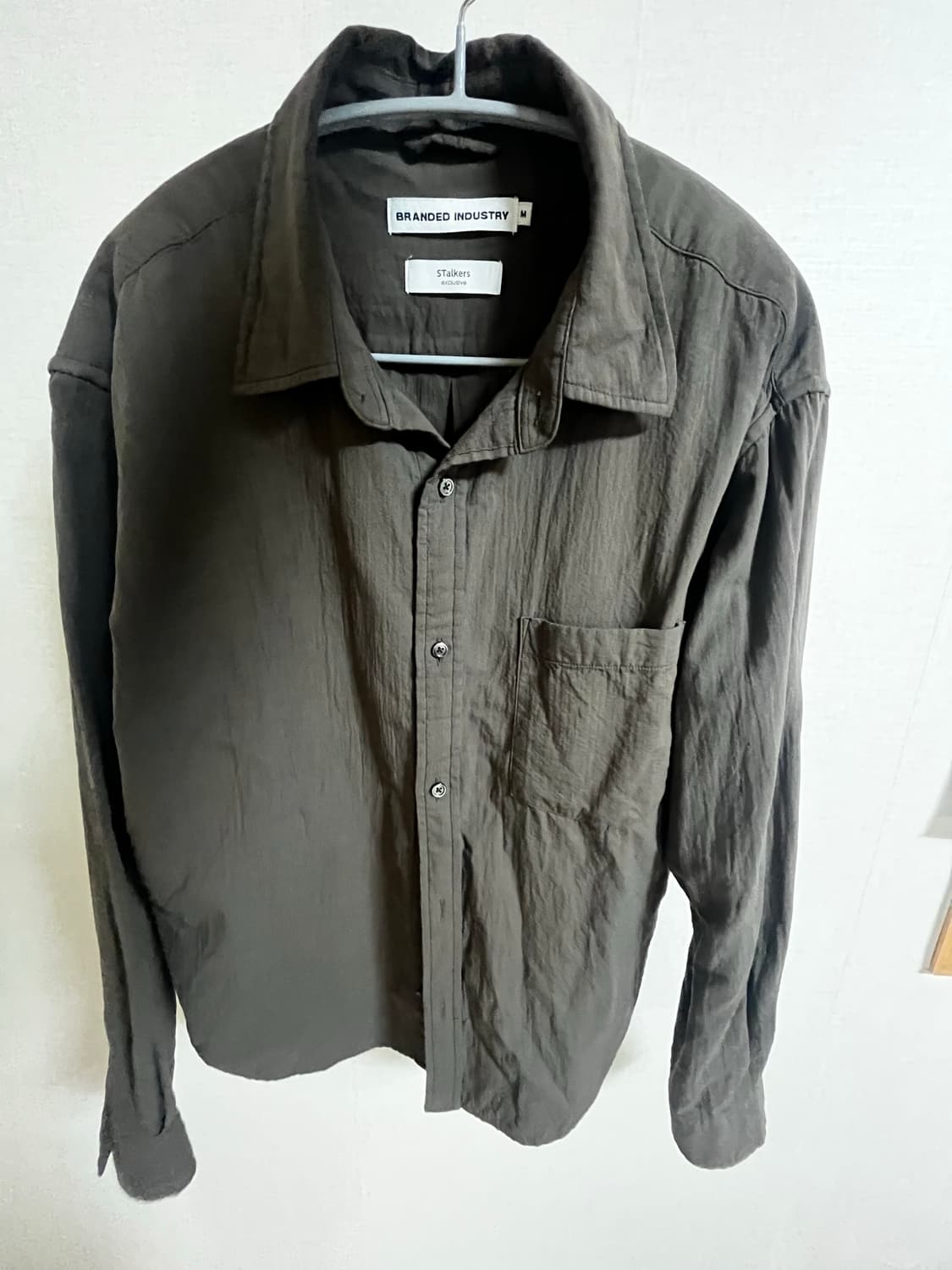 브랜디드 스토커즈 크롭 거즈 셔츠 상품이미지2