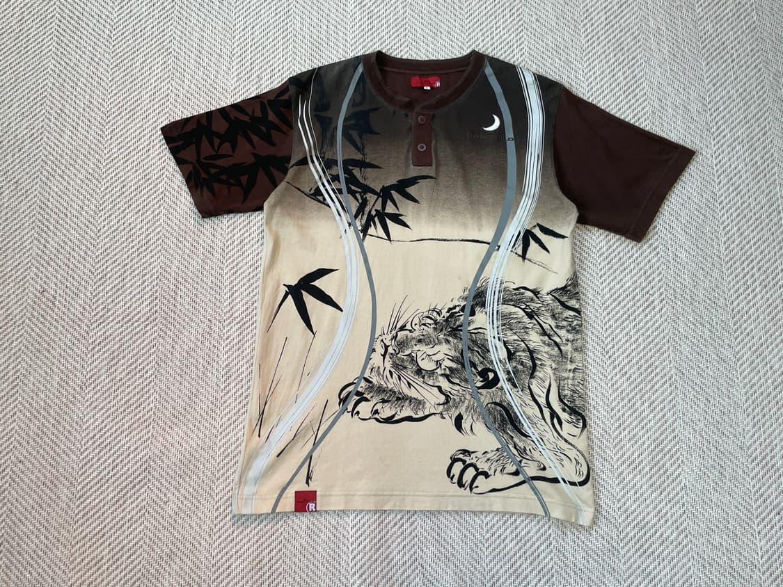 Body wild 오리엔탈 반팔티셔츠 J03384 상품이미지1