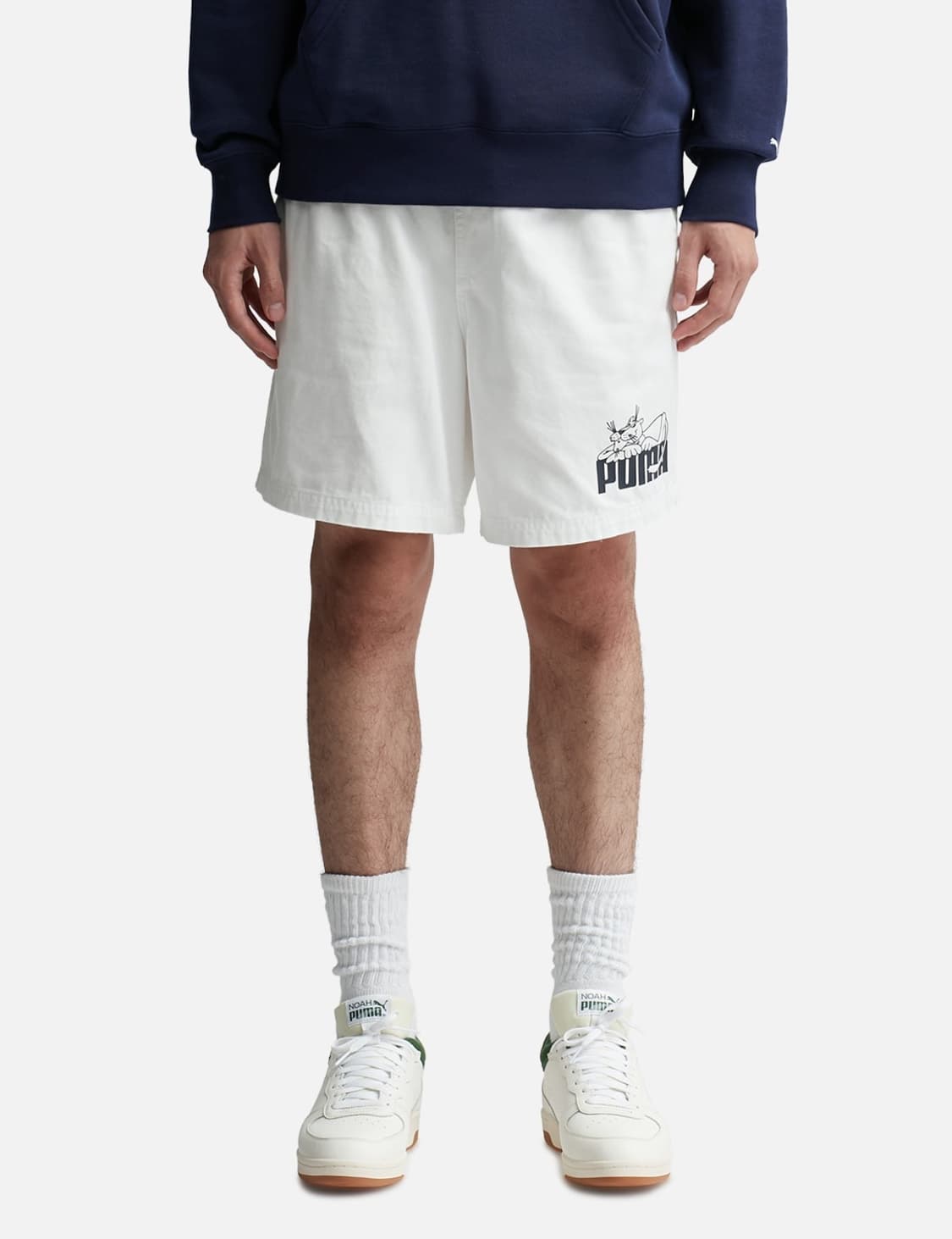 노아 X 퓨마 쇼츠 화이트 L사이즈 상품이미지3
