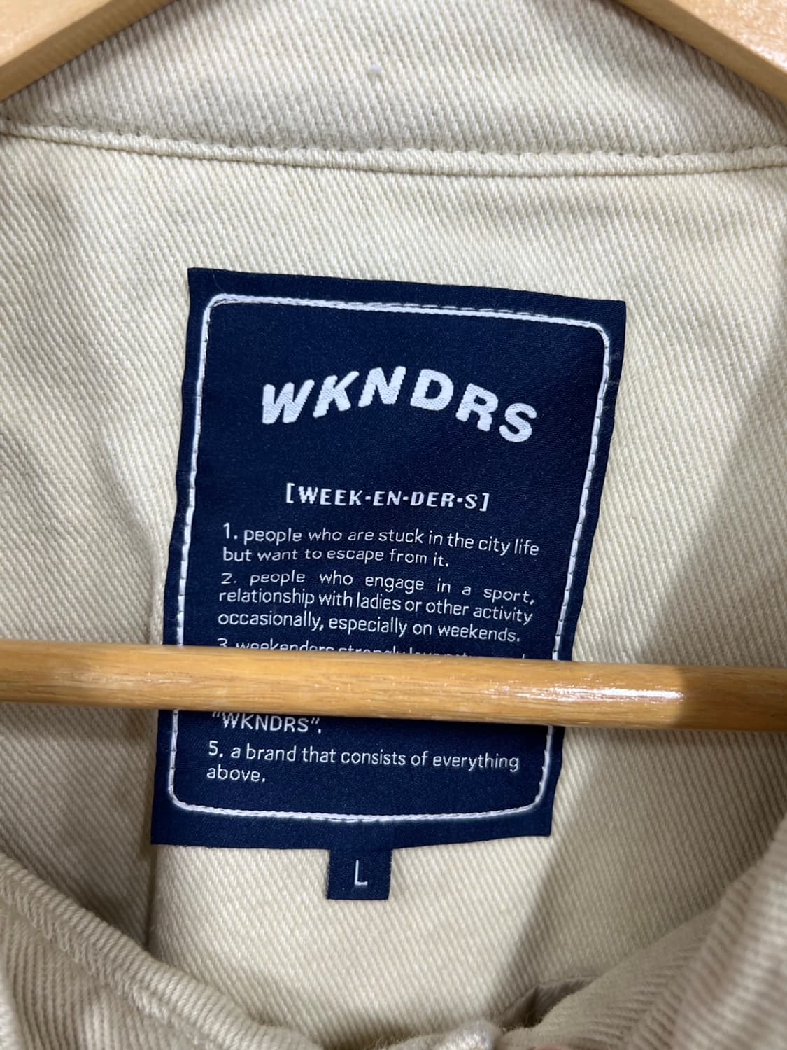 위캔더스 패치 레터링 레이싱 자켓 상품이미지5