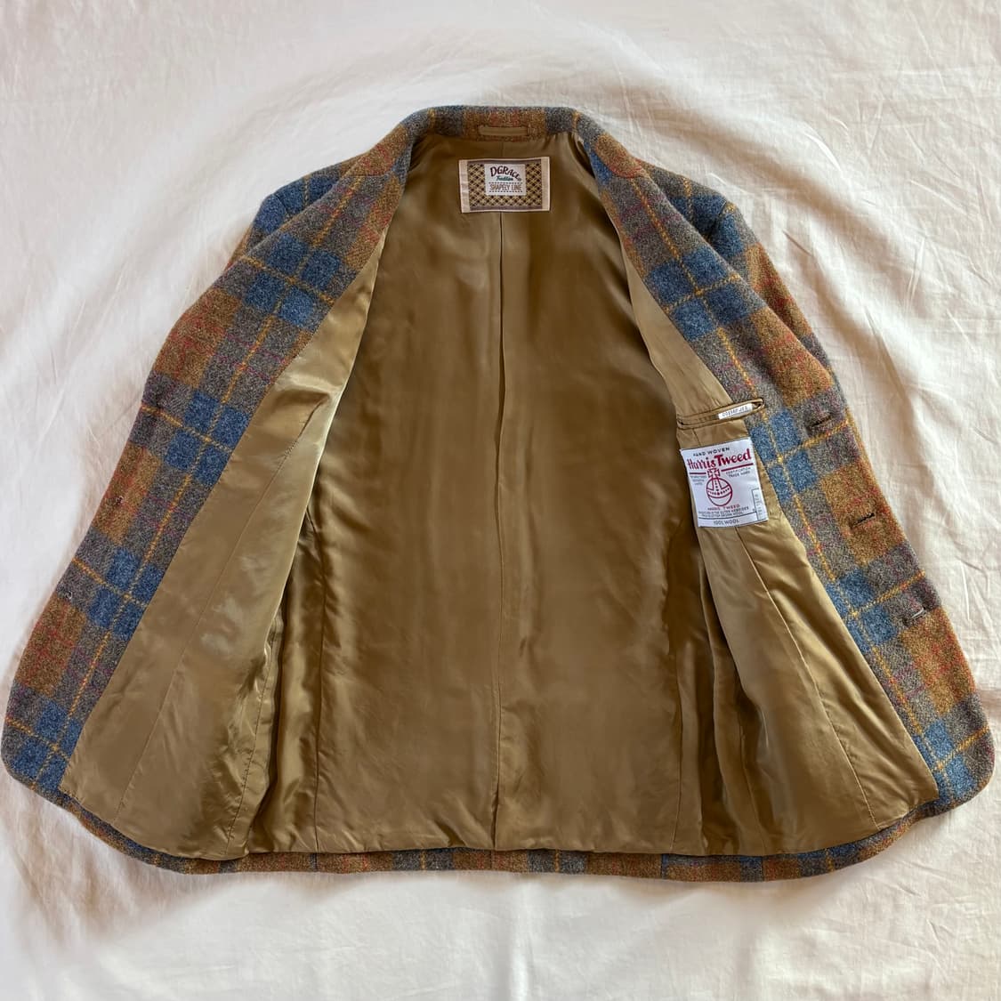 (여55-66) 90s Harris Tweed 싱글 3B 자켓 상품이미지6