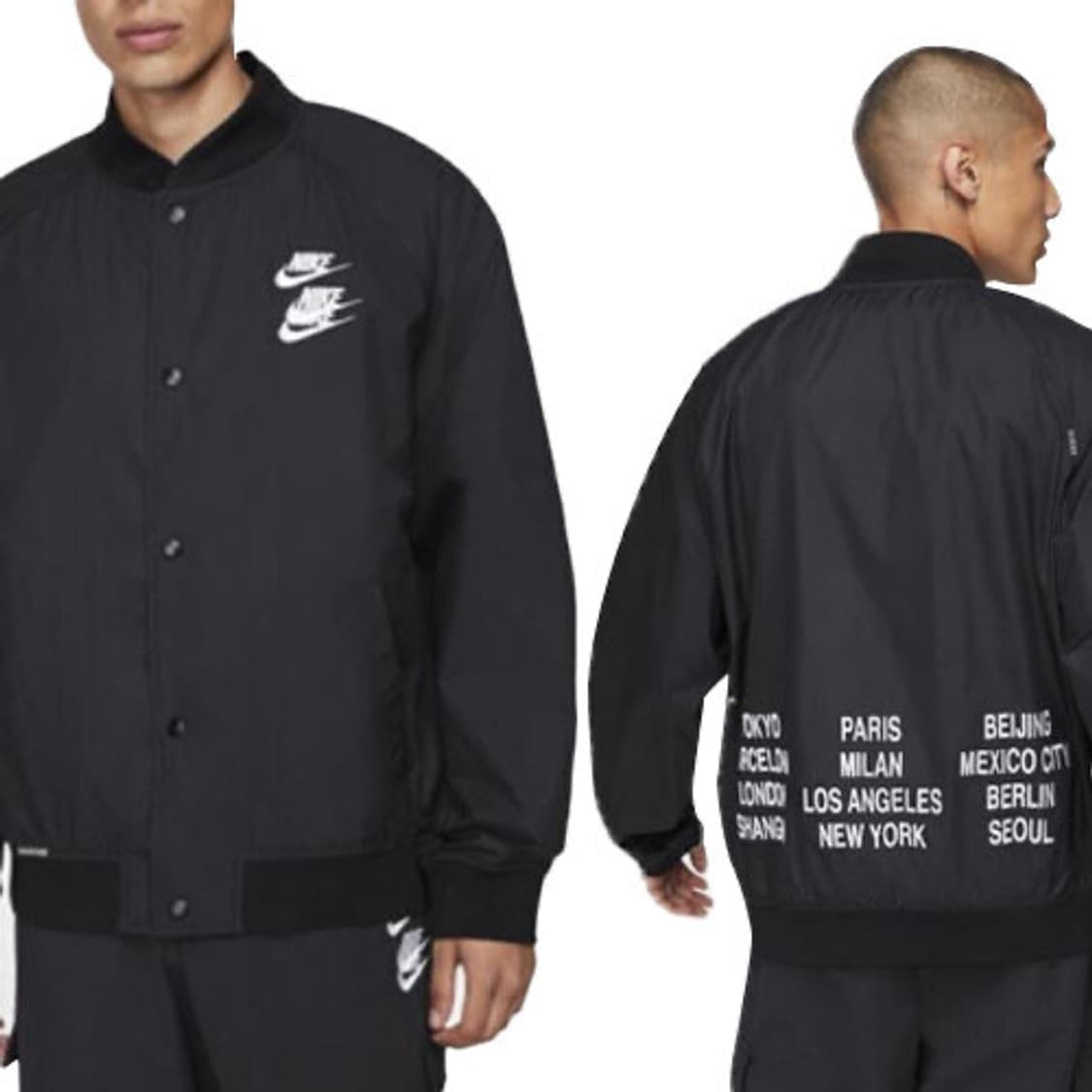 나이키 월드투어 경량 봄버 블루종 자켓 105 사이즈 나이키 바람막이 상품이미지1