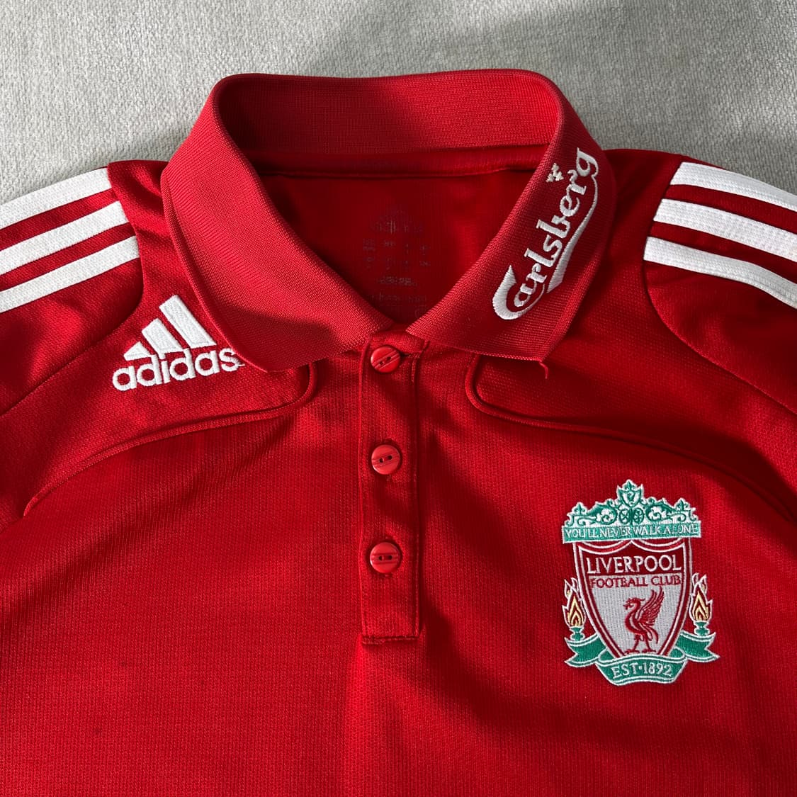 100 리버풀 08-09칼스버그 반팔 카라티 상품이미지2