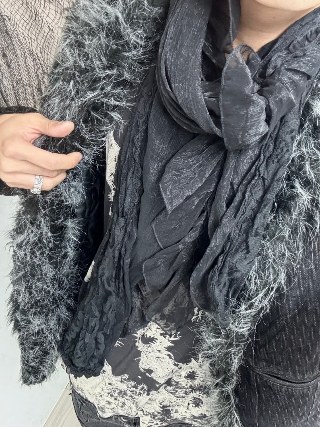 2.Gothic&Goth Frill Scarf 3.5 상품이미지7