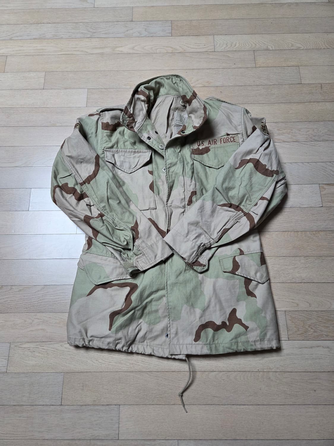 미군 사막삼색 M65필드자켓.S.L.패치 상품이미지1