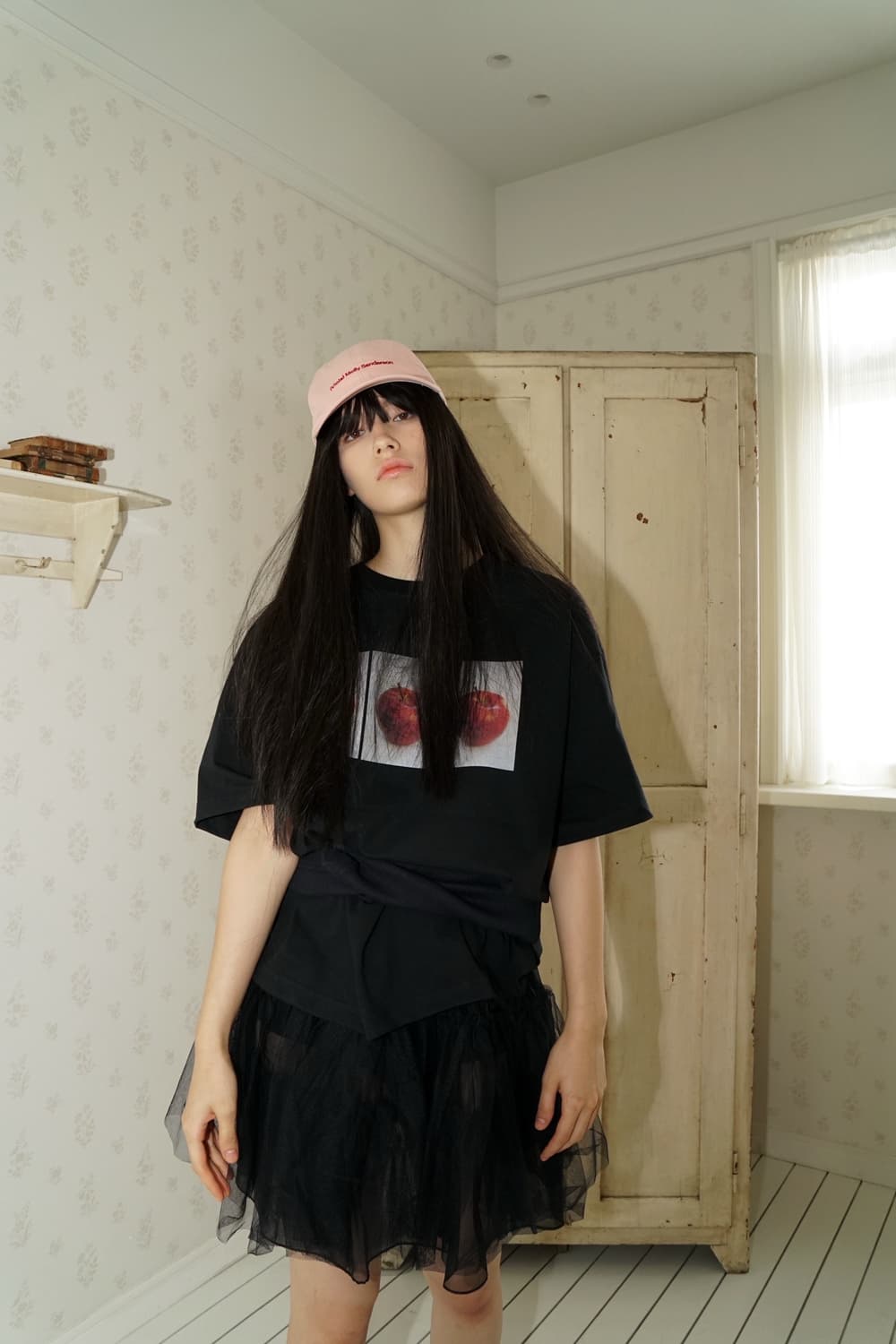Apple tee BK 상품이미지4