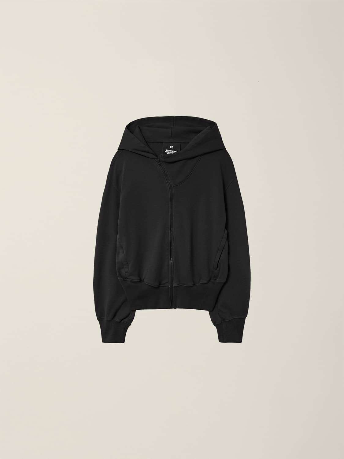 MENS GARMENT DYED CURVED HOODED ZIP JACK 상품이미지1