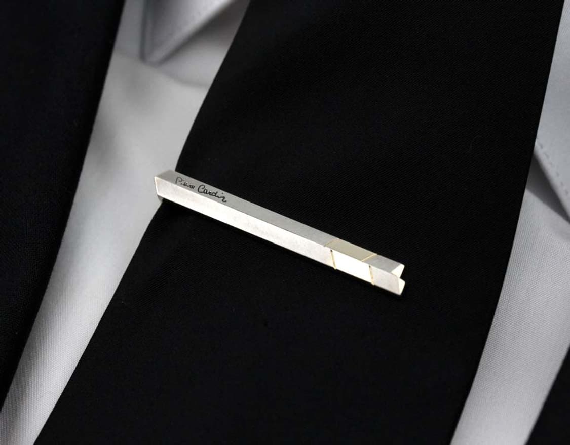 피에르가르뎅 A등급 5cm 남자 명품 넥타이핀 빈티지 상품이미지6
