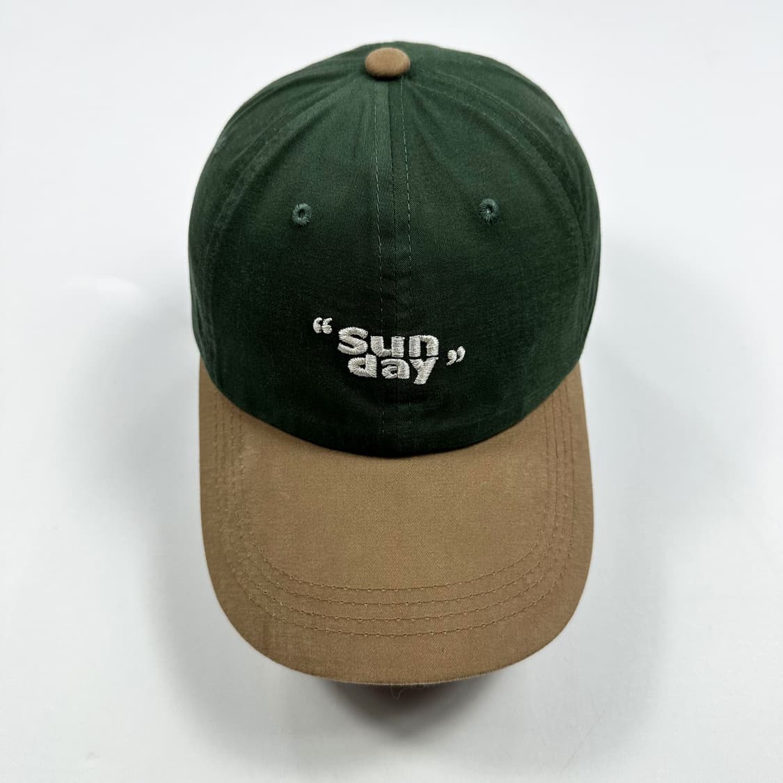 VTG 빈티지 썬데이 그린 볼캡 모자 상품이미지2