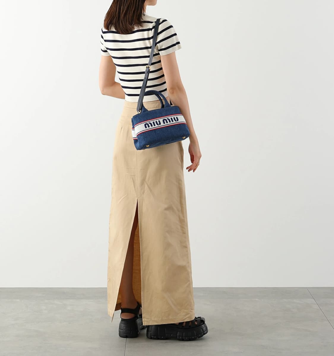 [SA급 정품] 미우미우 캔버스 데님 크로스백 상품이미지10