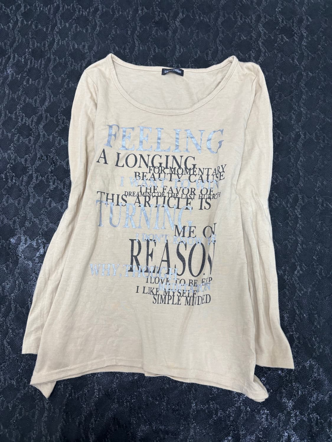 “Vintage”Y2K Print Sleeve 상품이미지2