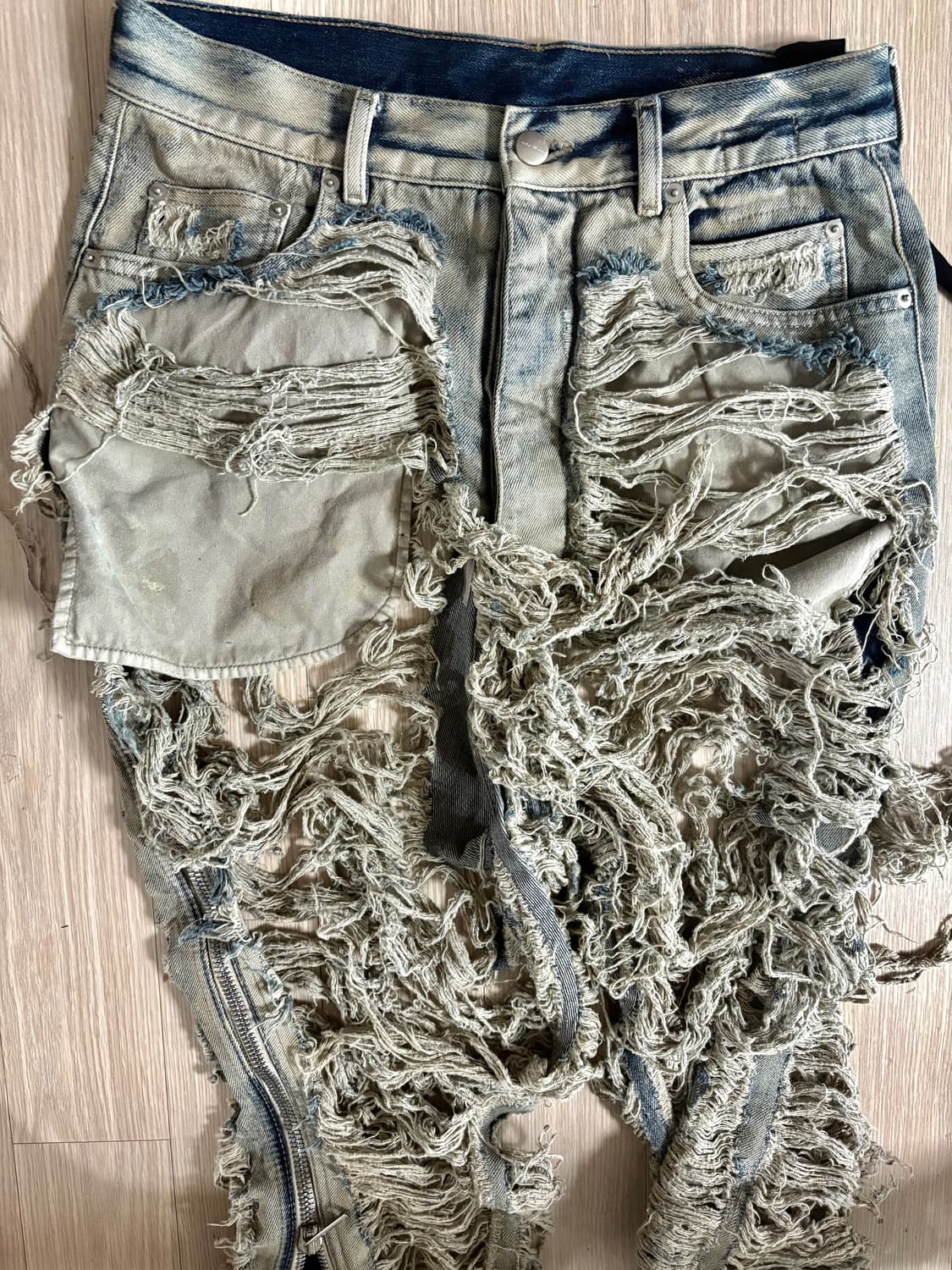 릭오웬스 bollan distressed jeans 30 상품이미지4