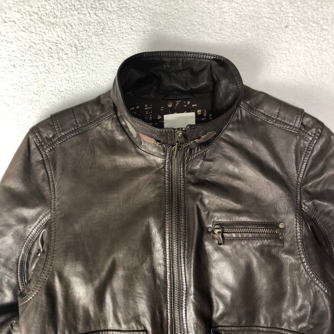 디젤 램스킨 레더자켓  상품이미지5
