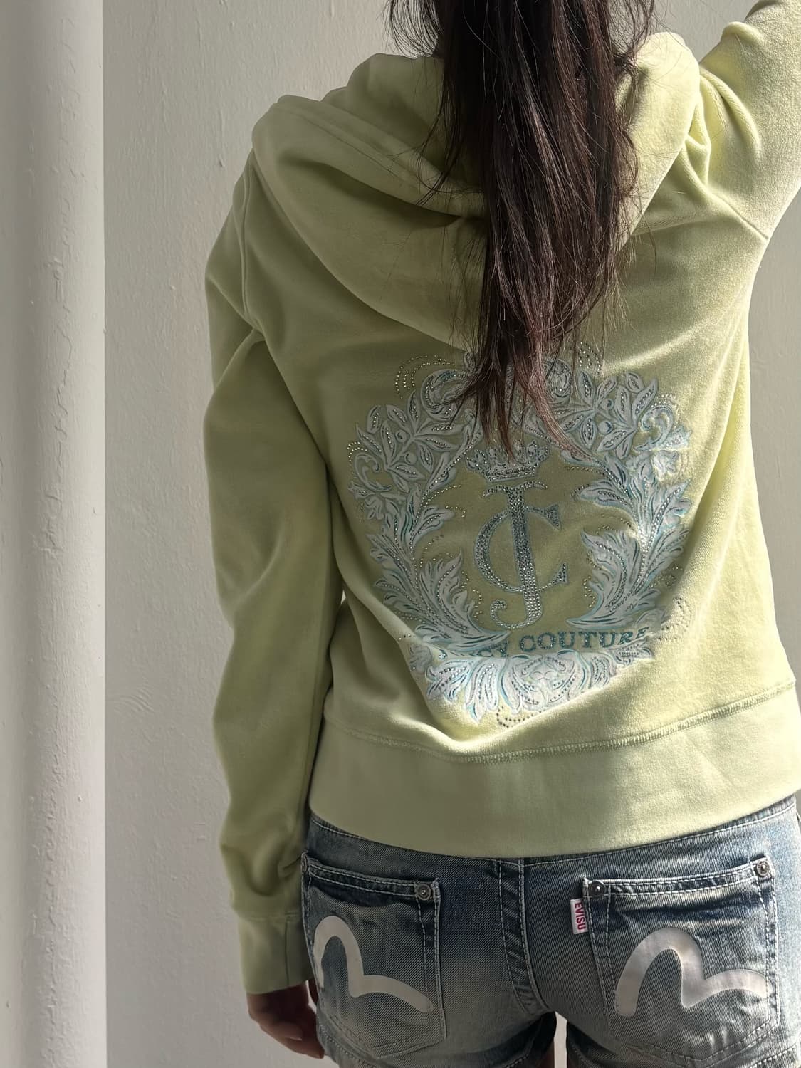 Juicy Couture Velvet Hood Zip-Up 상품이미지7