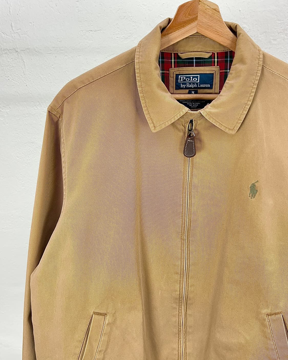 폴로 랄프로렌 베이지 체크 퀼팅 헤링턴  스윙 자켓 상품이미지2