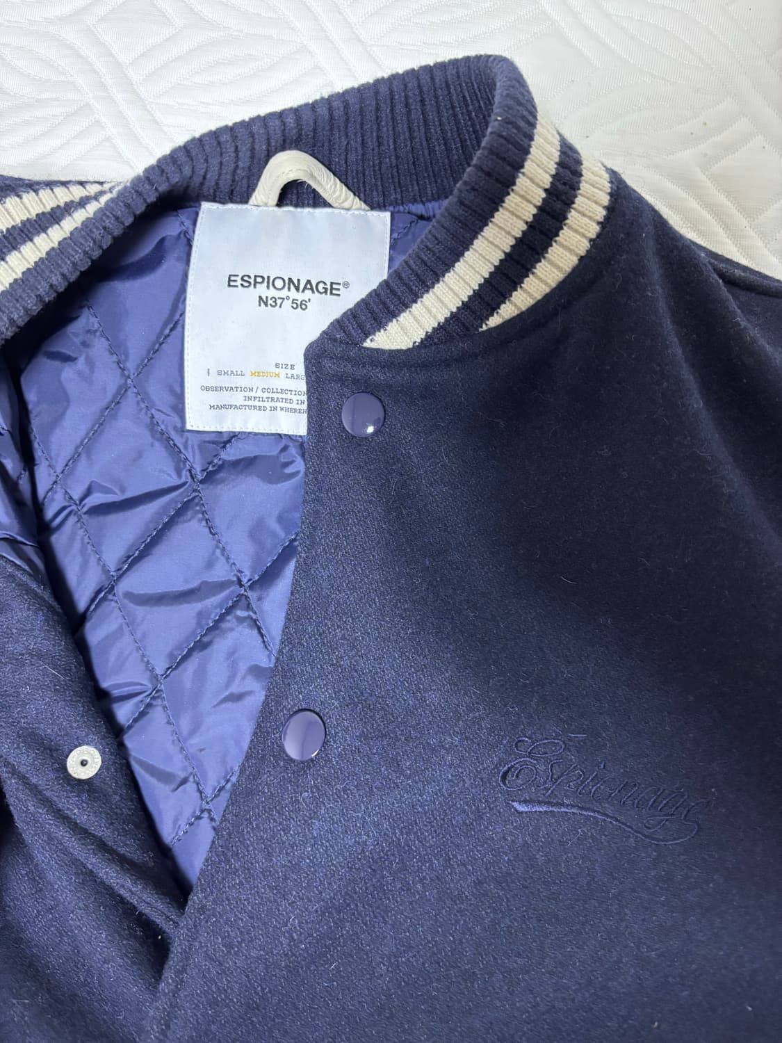 에스피오나지 바시티 자켓 네이비 상품이미지4