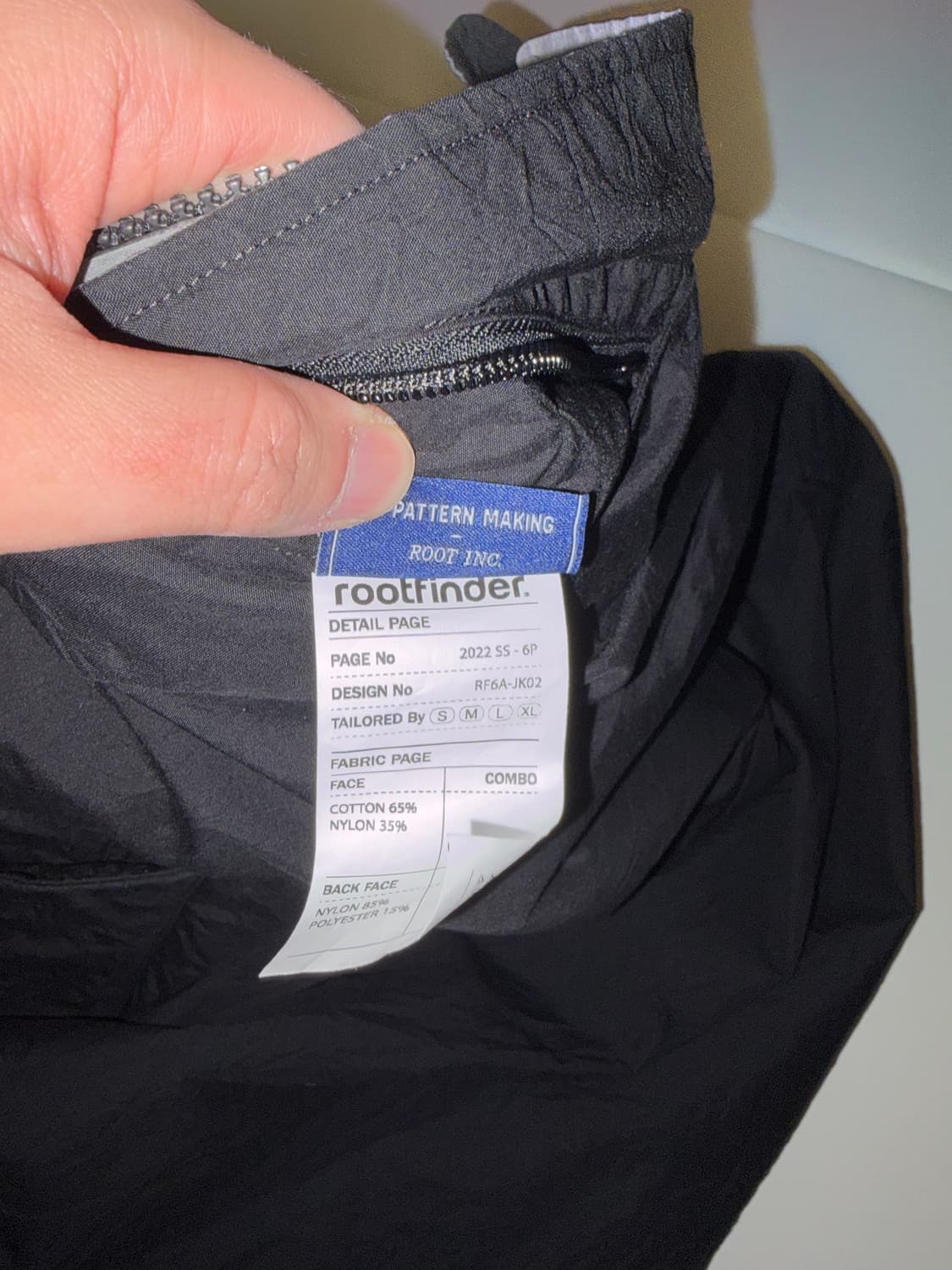 루트파인더 파일럿 자켓 블랙/그레이 L 상품이미지3