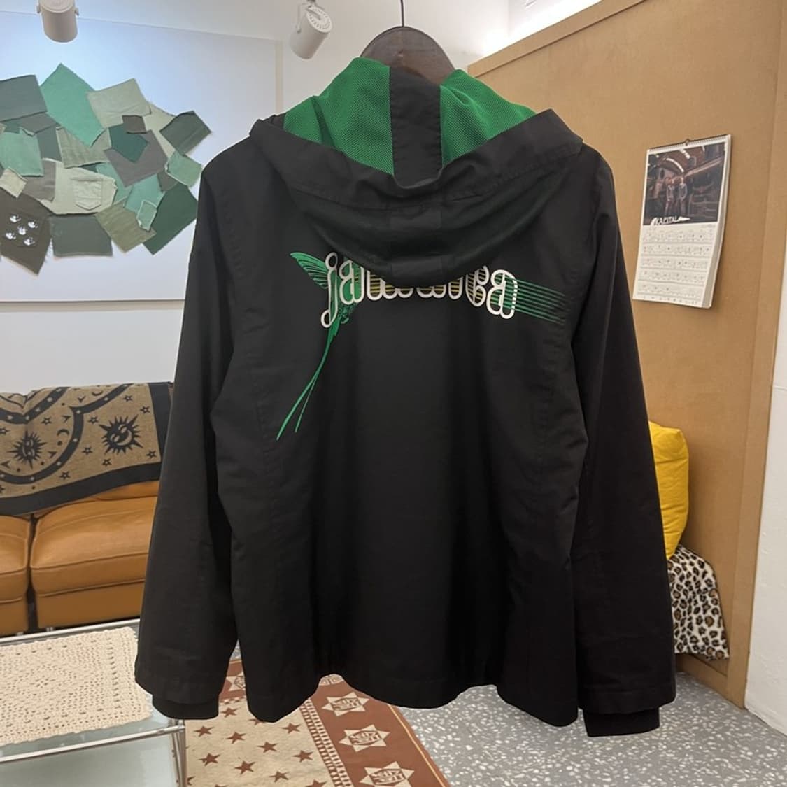 푸마 스포티 키치 올드스쿨 자메이카 바람막이 자켓 M C09995 상품이미지4