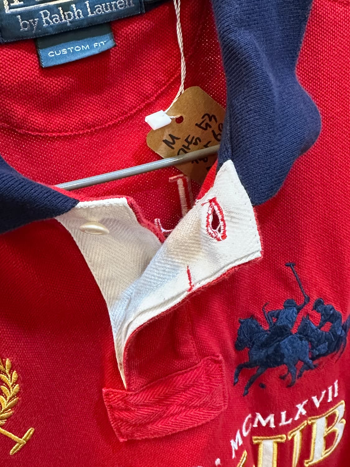 폴로 랄프로렌 빅포니 치프키프 반팔 카라티 레드 M 상품이미지9