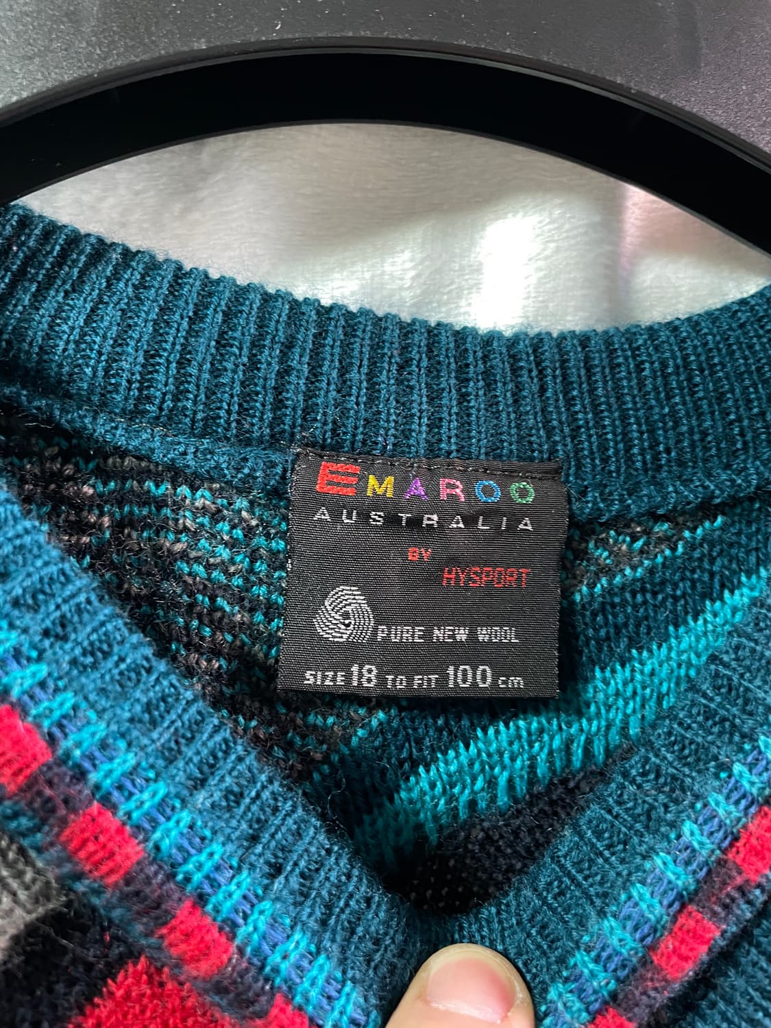 105) EMAROO 빈티지 호주 패턴 니트 스웨터 상품이미지3