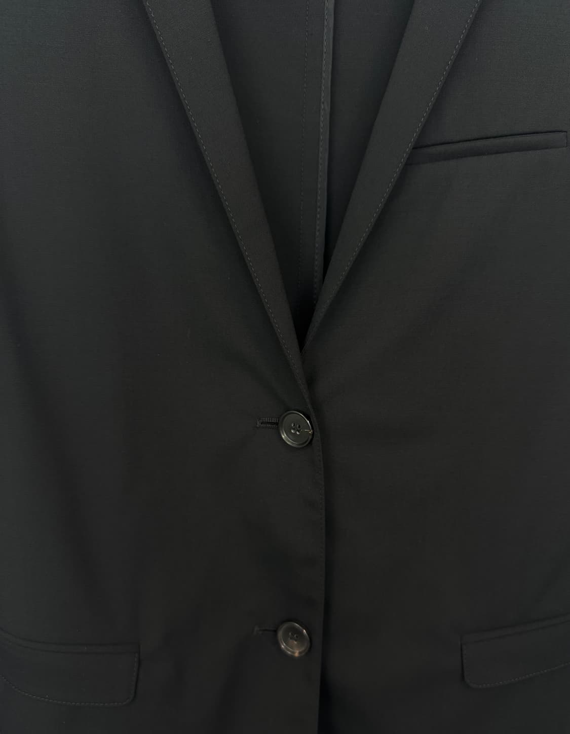 JILSANDER 질샌더 서머울 블랙 블레이져 자켓 36 상품이미지3