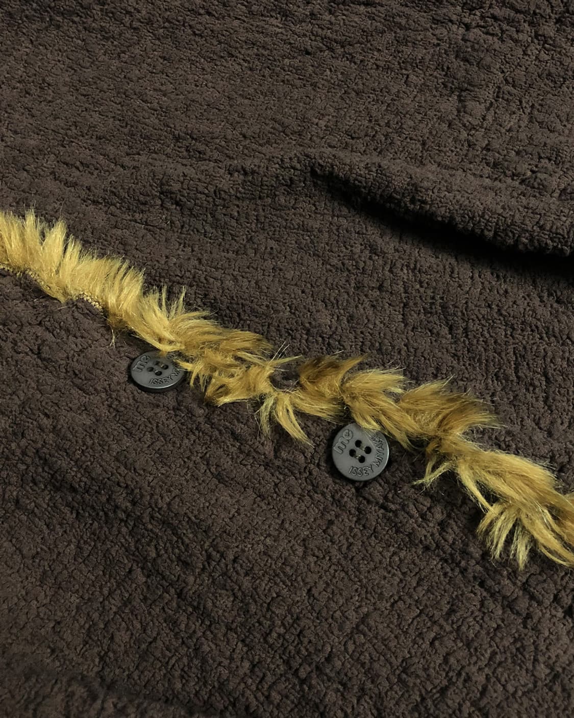 me ISSEY MIYAKE 트리밍 퍼 링클 자켓  상품이미지8