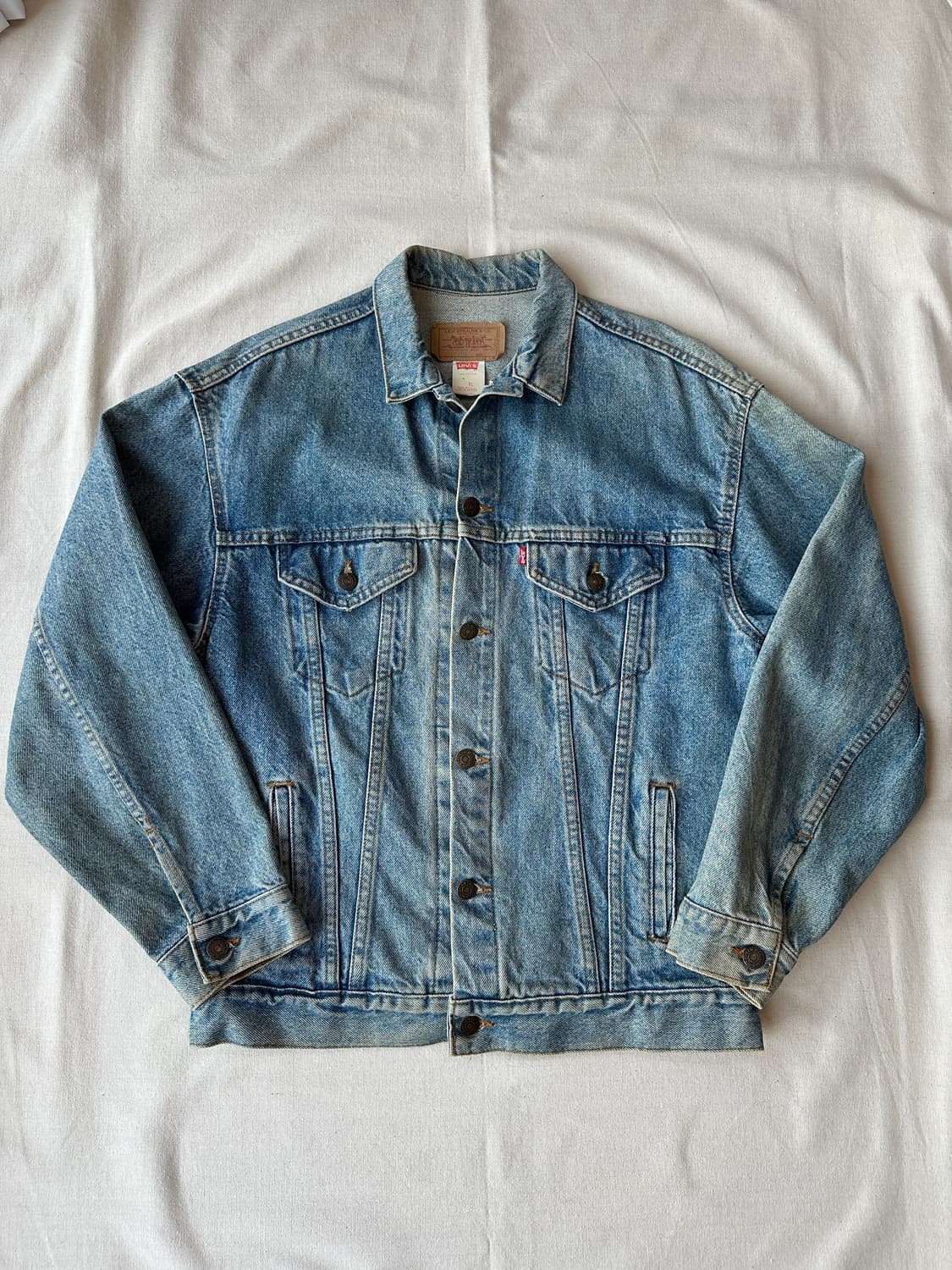 리바이스 80s 데님 트러커 자켓 타입3 XL made in USA 상품이미지1