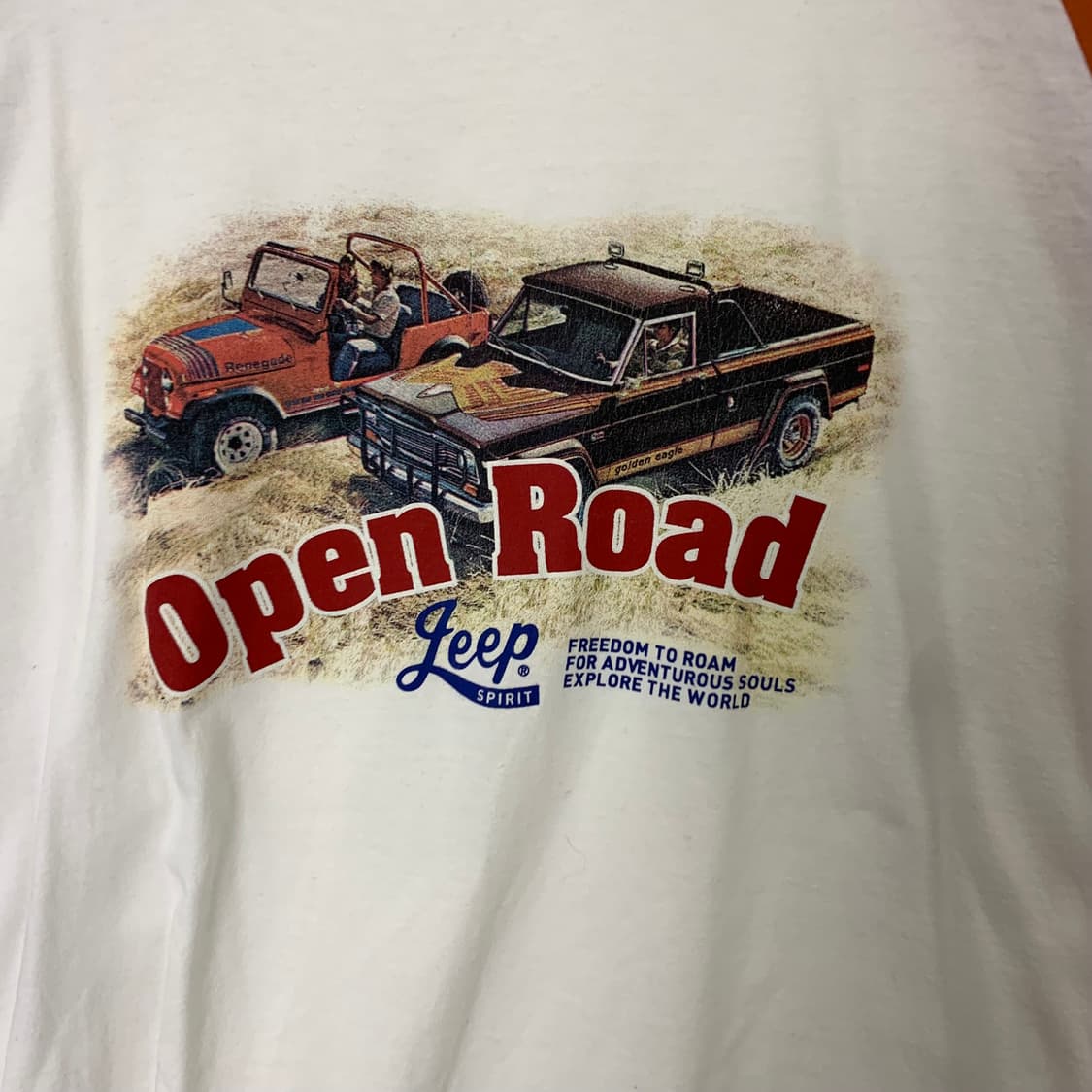 지프 y2k 와투케 나그랑 배색 롱슬리브 긴팔티 상품이미지4