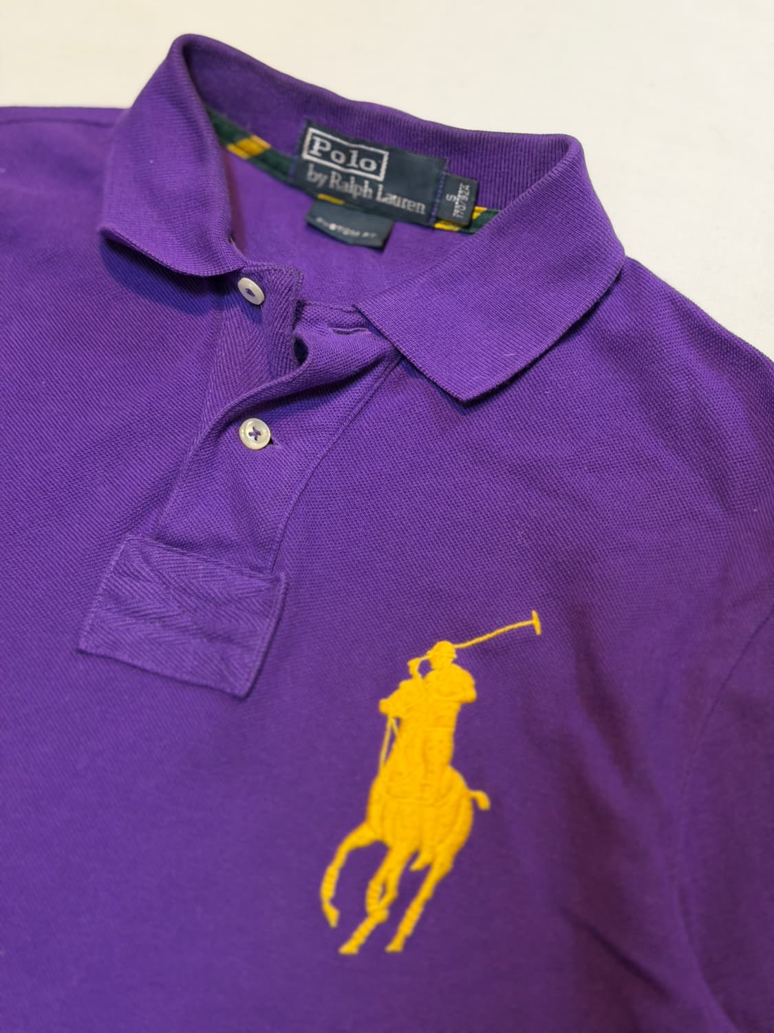 폴로 랄프로렌 빅포니 롱슬리브 카라티 퍼플 상품이미지2