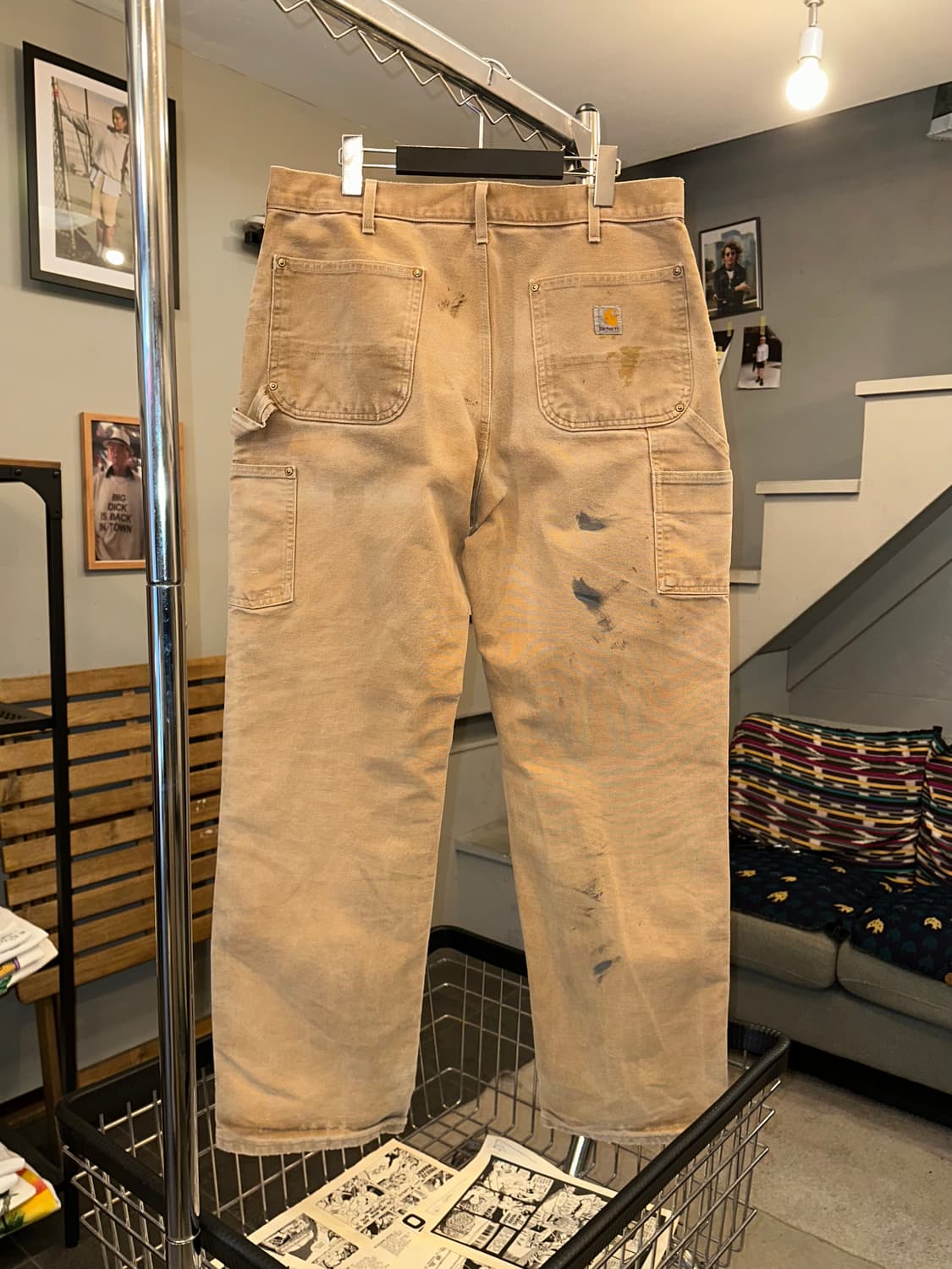 90’s Carhartt canvas double knee pants  상품이미지9