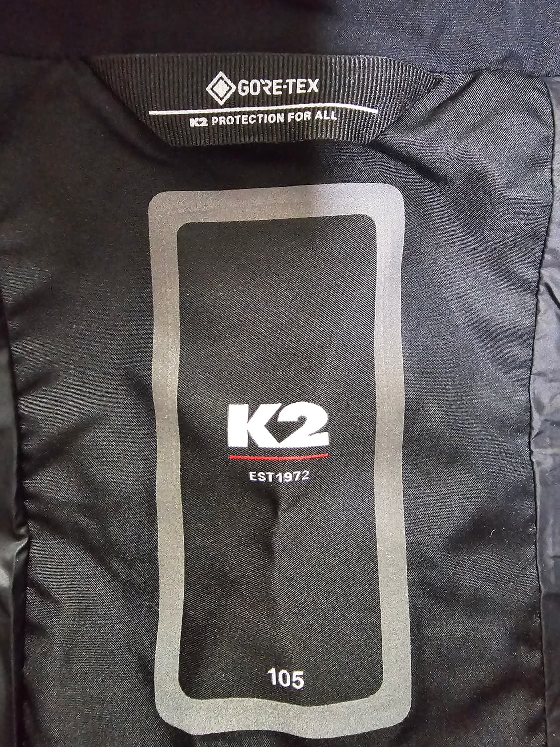 K2 고어텍스 바람막이 105(XL) 블랙 검정 상품이미지3